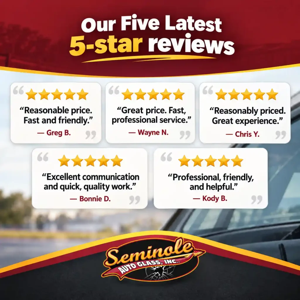 Seminole Auto Glass Tallahassee Reviews